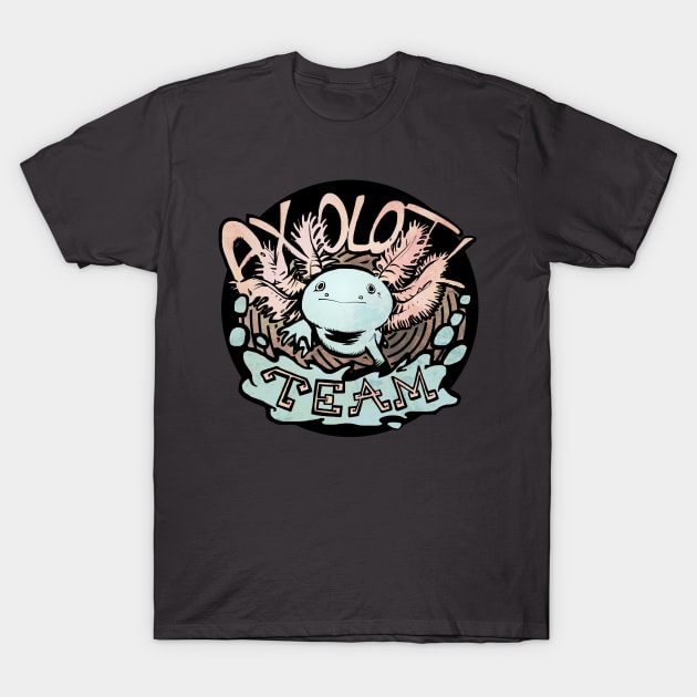 Axolotl Team 2 T-Shirt by TomiAx